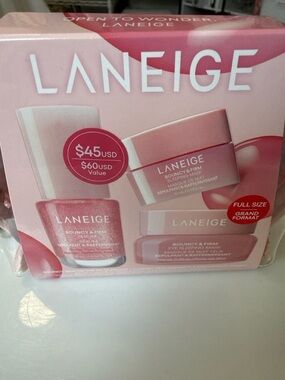 LANEIGE Bouncy & Firm Skincare Set - 4pc